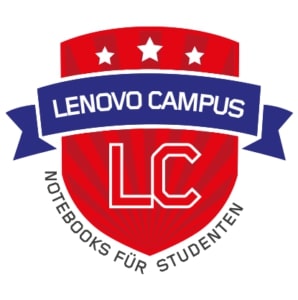 Logo Lenovo Campus Farbe Logo Lenovo Campus in Farbe mit weißem Hintergrund